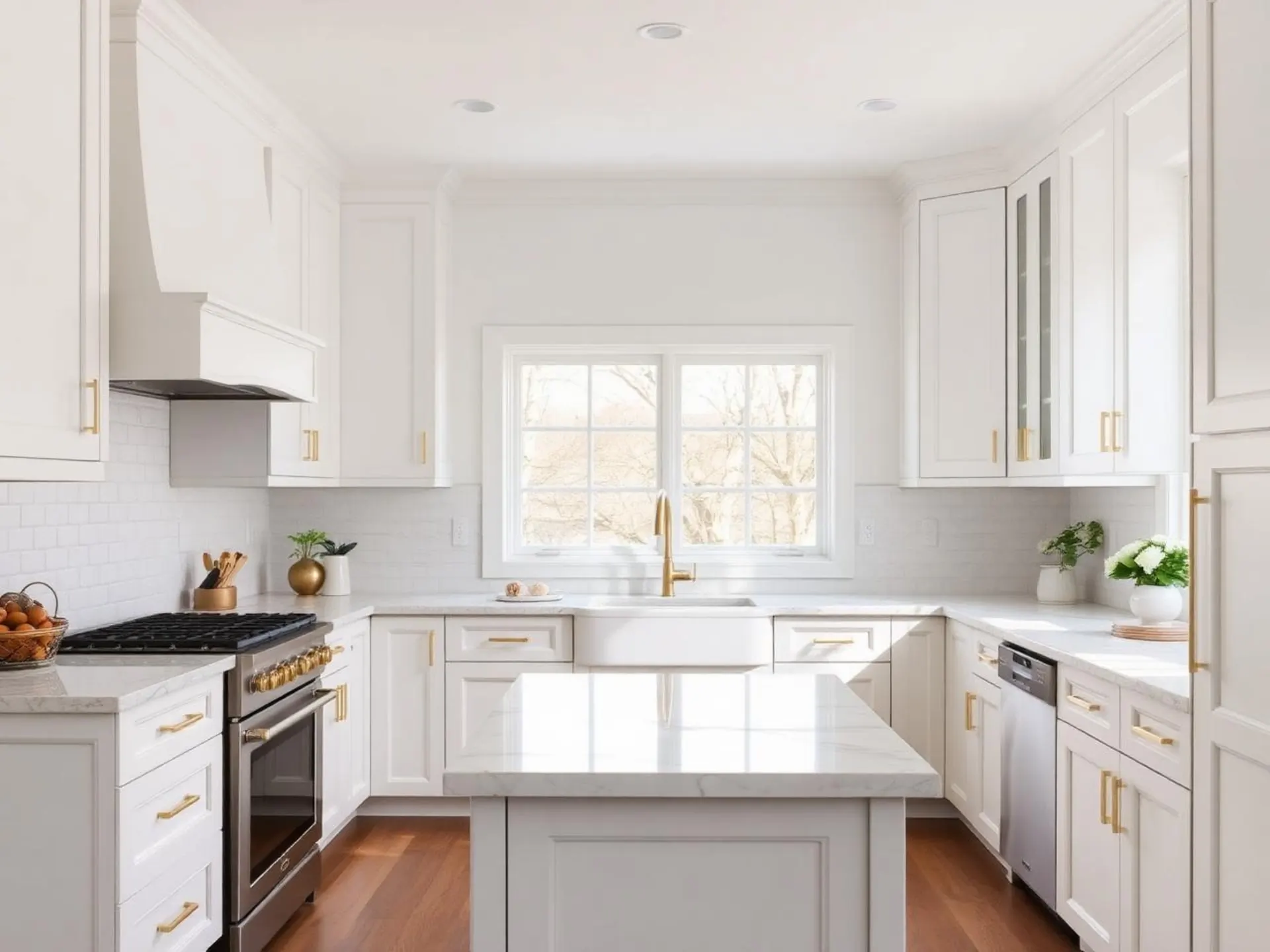Modern White Kitchen