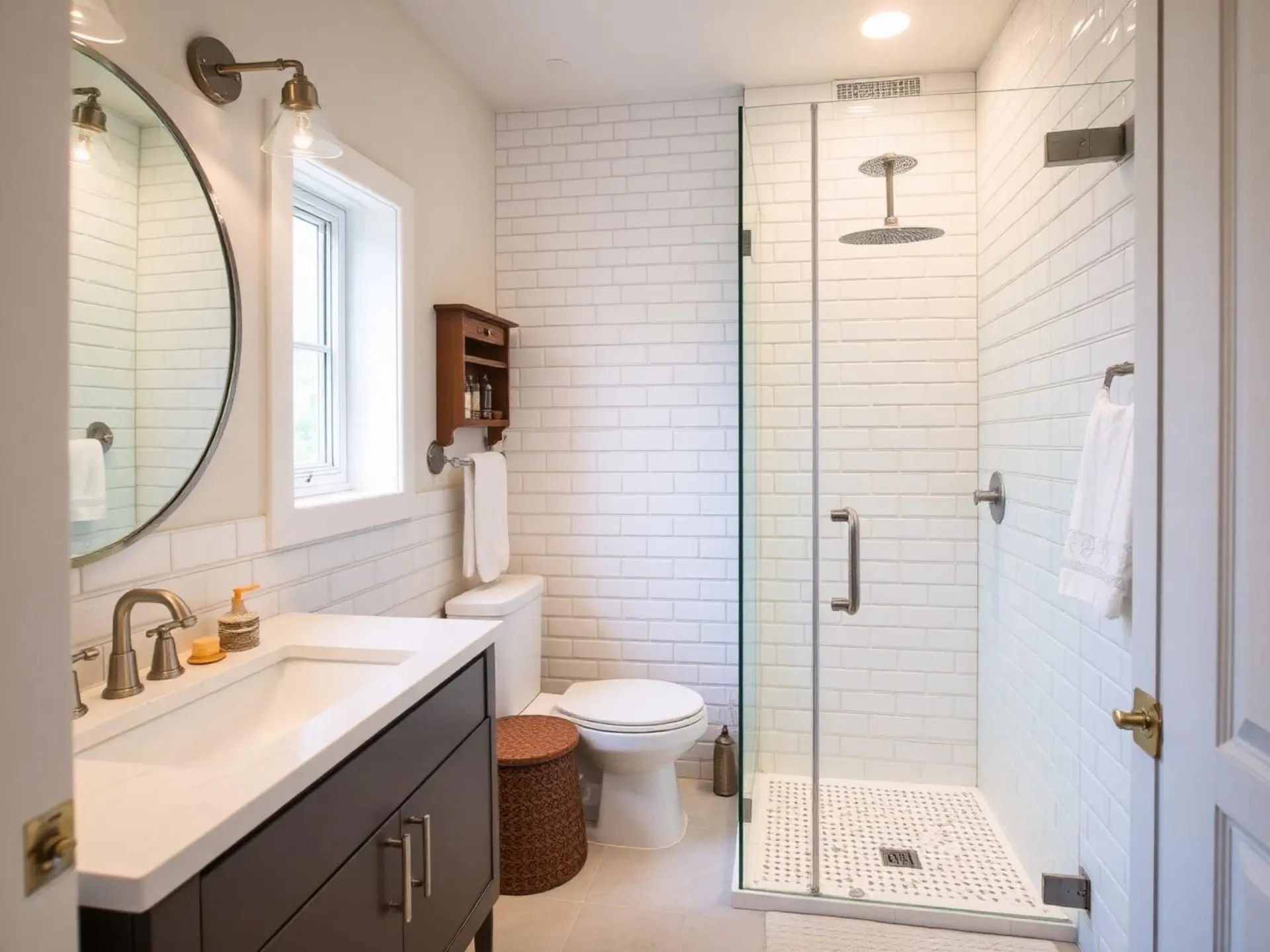 Subway Tile Bath